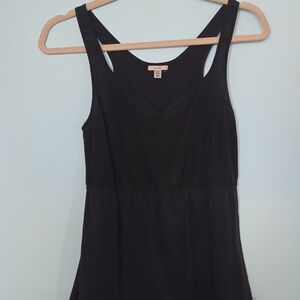 Ecote Elegant Black Sleeveless Tank Top